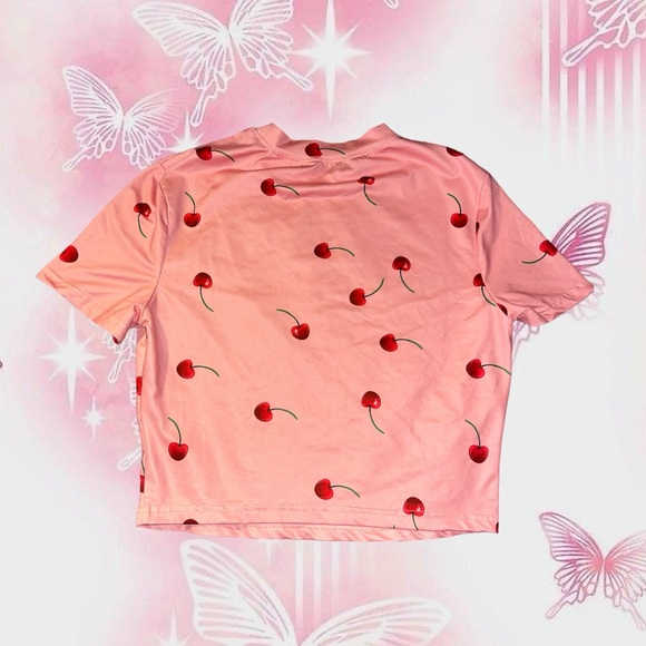Cherry Licous Fitted T-Shirt 🍒💗 - Picture 2 of 5